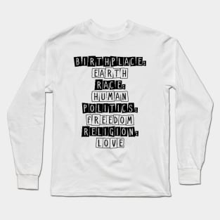 Earth Long Sleeve T-Shirt